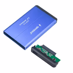 Gembird EE2-U3S-2-B Boîtier de disques de stockage Boîtier HDD Bleu 2.5"