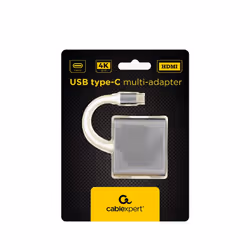 Gembird A-CM-HDMIF-02-SG adaptateur graphique USB 3840 x 2160 pixels Gris