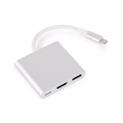 Gembird A-CM-HDMIF-02-SV, 3840 x 2160 pixels, CE, Argent, Sac en polyéthylène, 0 - 45 °C, -10 - 70 °C