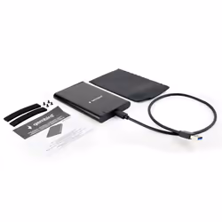 Gembird EE2-U3S-6 Boîtier de disques de stockage Boîtier disque dur/SSD Noir 2.5" - Vue supplémentaire 5