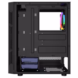 Gembird Fornax 2000 RGB Midi Tower Noir - Vue supplémentaire 7