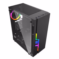 Gembird Fornax 2000 RGB Midi Tower Noir - Vue supplémentaire 8