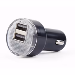Gembird EG-U2C2A-CAR-02 chargeur d'appareils mobiles Universel Noir Allume-cigare Auto