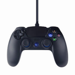 Gembird JPD-PS4U-01 accessoire de jeux vidéo Noir USB Manette de jeu Analogique PC, PlayStation 4