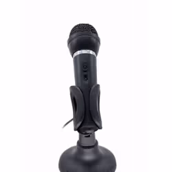 Gembird MIC-D-04 microphone Noir Microphone de table