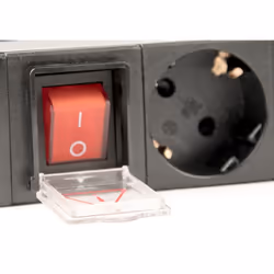 Gembird EG-PDU-014 unité de distribution d'énergie 8 sortie(s) CA 1U Noir