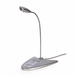 Gembird MIC-DU-01, Microphone de PC, 50 - 16000 Hz, Boutons, Avec fil, USB, USB Type-A