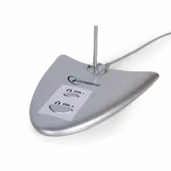 Gembird MIC-DU-01 microphone Argent Microphone de PC