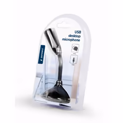 Gembird MIC-DU-02 microphone Noir Microphone de PC