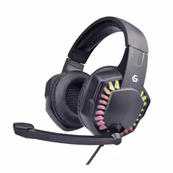 Gembird GHS-06, Avec fil, Jouer, 20 - 20000 Hz, 370 g, Casque, Noir