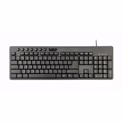 Gembird KBS-UM-04 clavier Souris incluse USB QWERTY Anglais américain Noir