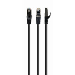 Gembird PP6A-LSZHCU-BK-10M câble de réseau Noir Cat6a S/FTP (S-STP)