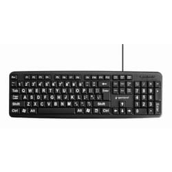 Gembird KB-US-103 clavier USB QWERTY Anglais américain Noir