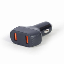 Gembird TA-U2QC3-CAR-01 chargeur d'appareils mobiles Universel Noir Allume-cigare Auto