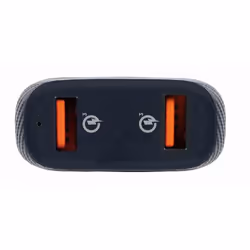 Gembird TA-U2QC3-CAR-01 chargeur d'appareils mobiles Universel Noir Allume-cigare Auto