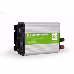 Gembird EG-PWC500-01, Universel, Auto, 10-16 V, 50 Hz, 500 W, DC-to-AC