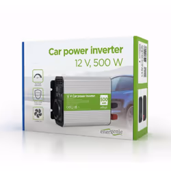 Gembird EG-PWC500-01 adaptateur de puissance & onduleur Auto 500 W Gris