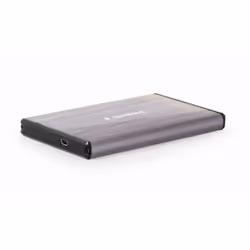 Gembird EE2-U3S-3-LG, Boîtier HDD, 2.5", SATA, 5 Gbit/s, Connectivité USB, Gris clair