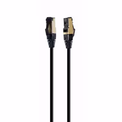 Gembird PP8-LSZHCU-BK-0.25M, 0,25 m, Cat8, S/FTP (S-STP), RJ-45, RJ-45