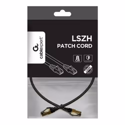 Gembird PP8-LSZHCU-BK-0.25M câble de réseau Noir 0,25 m Cat8 S/FTP (S-STP)