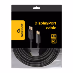 Gembird CC-DP2-10M câble DisplayPort Noir