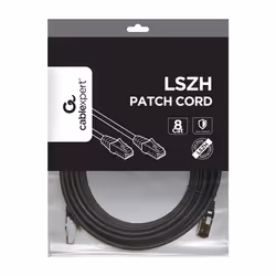 Gembird PP8-LSZHCU-BK-2M câble de réseau Noir Cat8 S/FTP (S-STP)