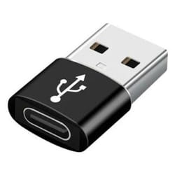 Gembird A-USB2-AMCF-02 changeur de genre de câble USB A USB C Noir