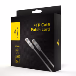 Gembird PPB6-10M câble de réseau Blanc Cat6 F/UTP (FTP)