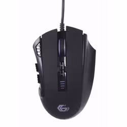 Gembird MUSG-RAGNAR-RX500, Droitier, USB Type-A, 12000 DPI, Noir