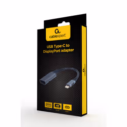 Cablexpert A-USB3C-DPF-01 câble vidéo et adaptateur 0,15 m USB Type-C DisplayPort Gris