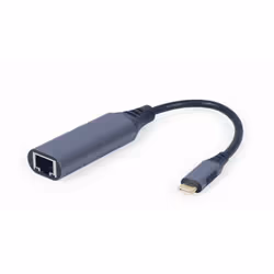 Gembird A-USB3C-LAN-01 station d'accueil USB 3.2 Gen 1 (3.1 Gen 1) Type-C Noir, Gris