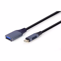 Gembird A-USB3C-OTGAF-01, 0,15 m, USB C, USB A, USB 3.2 Gen 1 (3.1 Gen 1), 5000 Mbit/s, Gris