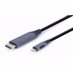 Gembird CC-USB3C-DPF-01-6, 1,8 m, USB Type-C, DisplayPort, Mâle, Mâle, Droit