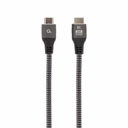 Gembird CCB-HDMI8K-2M, 2 m, HDMI Type A (Standard), HDMI Type A (Standard), Compatibilité 3D, 48 Gbit/s, Noir