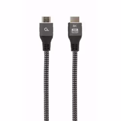 Gembird CCB-HDMI8K-3M, 3 m, HDMI Type A (Standard), HDMI Type A (Standard), Compatibilité 3D, 48 Gbit/s, Gris