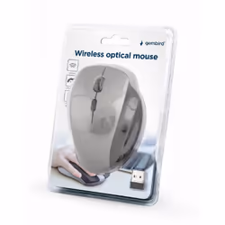 Gembird MUSW-6B-02-BG souris Droitier RF sans fil Optique 1600 DPI