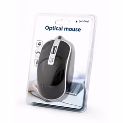 Gembird MUS-4B-06-BS souris Ambidextre USB Type-A Optique 1200 DPI - Vue supplémentaire 4