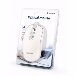 Gembird MUS-4B-06-WS souris Ambidextre USB Type-A Optique 1200 DPI