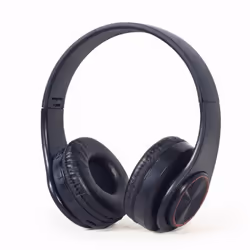 Gembird BHP-LED-01, Avec fil &amp;sans fil, Musique/Quotidien, 20 - 20000 Hz, 150 g, Casque, Noir