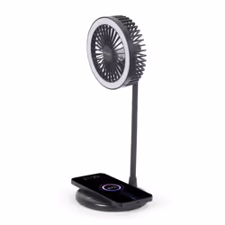 Gembird TA-WPC10-LEDFAN-01 ventilateur Noir