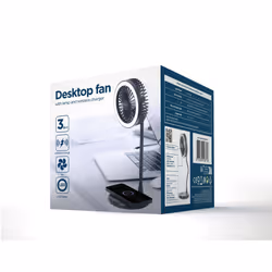 Gembird TA-WPC10-LEDFAN-01 ventilateur Noir - Vue supplémentaire 4