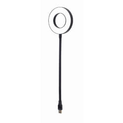 Gembird NL-LEDRING-01 gadget USB Noir, Blanc Lampe