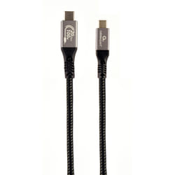 Gembird CCBP-USB3-CMCM100-1.5M câble USB USB 3.2 Gen 2 (3.1 Gen 2) 1,5 m USB C Noir, Argent