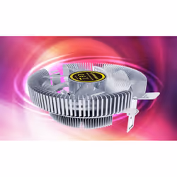 Gembird CPU-HURACAN-X40 système de refroidissement d'ordinateur Processeur Refroidisseur d'air 9 cm Transparent - Vue supplémentaire 5