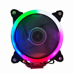 Gembird CPU-HURACAN-ARGB-X130 système de refroidissement d’ordinateur Processeur Refroidisseur d'air 12 cm Noir, Blanc