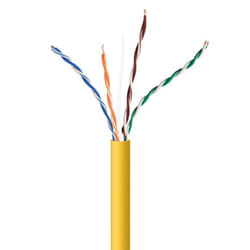 Gembird UPC-5004E-SOL-Y câble de réseau Jaune 305 m Cat5e U/UTP (UTP)