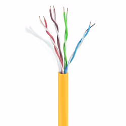 Gembird UPC-5004E-SOL-Y câble de réseau Jaune 305 m Cat5e U/UTP (UTP)