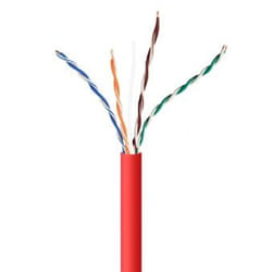 Gembird UPC-5004E-SOL-R câble de réseau Rouge 305 m Cat5e U/UTP (UTP)