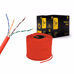 Gembird UPC-5004E-SOL-R câble de réseau Rouge 305 m Cat5e U/UTP (UTP)