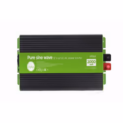 EnerGenie EG-PWC-PS2000-01 adaptateur de puissance & onduleur Auto 2000 W Noir, Vert